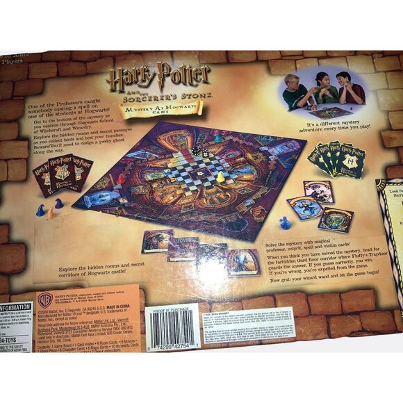 Harry Potter Mystery At Hogwarts Game Ages 8+ Complete Board Game Adventure - Picture 8 of 9